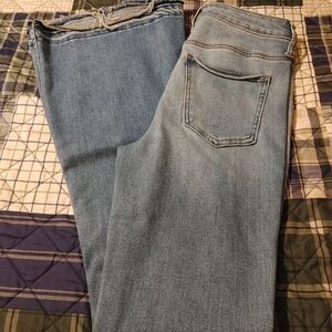 SO High Rise Flare Blue Jeans